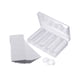 thumbnail image 1 of Methold Caja de almacenamiento de monedas de gran capacidad Colector de almacenamiento de monedas transparente Organizador de monedas de superficie lisa Kits de experimentos de química No.02, 1 of 6