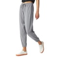 thumbnail image 3 of Running Sweatpants for Women Drawstring High Waist Side Stripes Workout Cotton Athletic Lounge with Pockets, 3 of 6