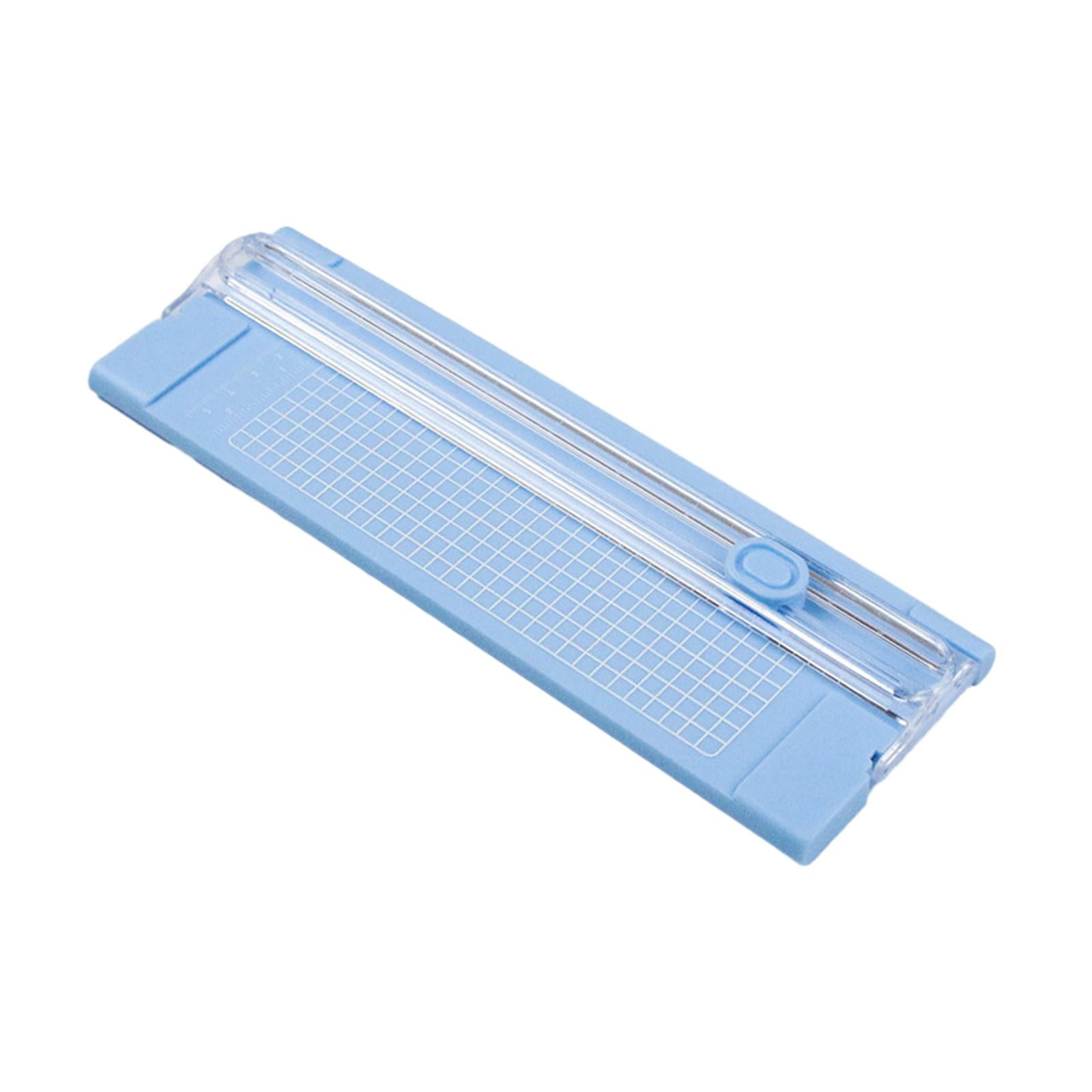 853A4 Paper Cutter Sliding Portable DIY Photo Scrapbook Trimmer for Craft  White ABS,Metal
