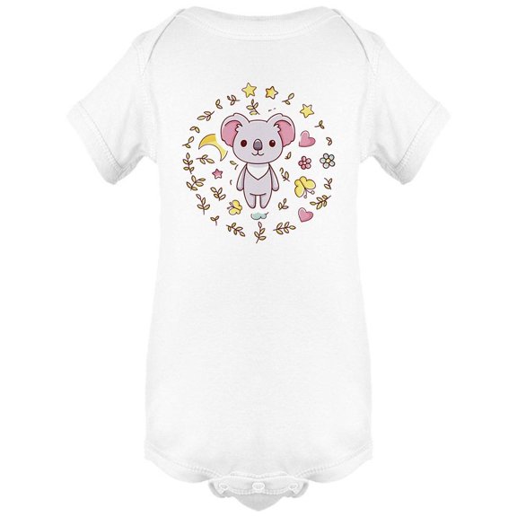 Cute Kawaii Standing Koala Bodysuit Infant -Image by Shutterstock,  6 Months
