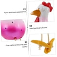 thumbnail image 2 of BigEyed Chicken on Hanging Legs Resin Garden Decor Home Decor Yard Ornament Unique Resin Chicken, 2 of 5