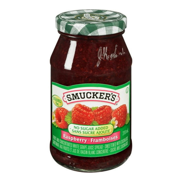 Smucker's No Sugar Added Raspberry Spread 310mL