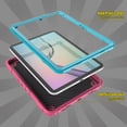 thumbnail image 4 of Dteck Rugged Case for iPad 11-inch (A16) 2025/ iPad 10th Generation 10.9-inch 2022,Heavy Duty 3-Layer Protection Case Shockproof Hand Grip Kickstand Cover for iPad 10th/11th Gen,Rose+Blue, 4 of 4