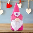 thumbnail image 3 of Doll Handmade Cute Faceless Valentines Day Decoration Santa Elf Doll for Tabletop, 3 of 8