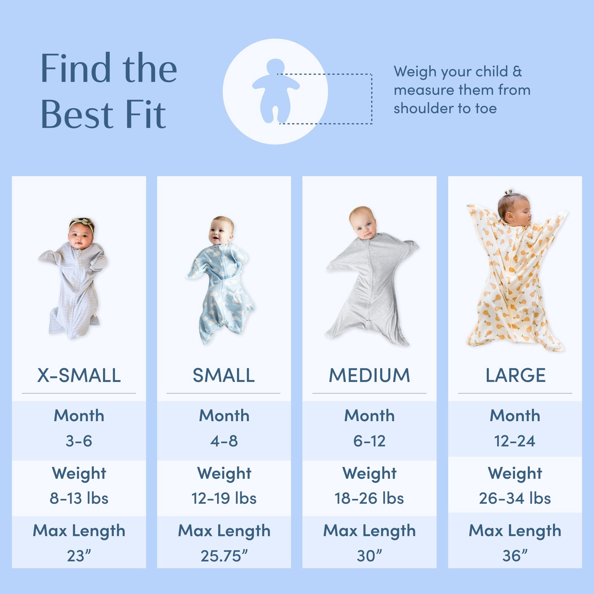 SleepingBaby Zipadee-Zip Transition Swaddle for Self-Soothing & Better Sleep, Friendly Fox, X Small (3-6 Months)