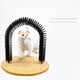 thumbnail image 5 of Arco perfecto para el aseo de gatos con bolsa de rascador y masajeador. El poste de cepillado reduce la caída del pelo y el pelo suelto., 5 of 8