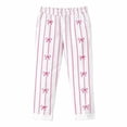 thumbnail image 4 of Soyumi Linen Pants for Women, High Waist Wide Leg Straight Leg Summer Pants Cotton Linen Elastic Waist Casual Palazzo Trousers Flowy Beach Boho Pajama Pants for Lounge and Travel, Hot Pink, 4 of 7