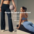 thumbnail image 6 of CRZ YOGA Softretch No Front Seam Wide Leg Pants for Women High Waist Yoga Leggings Lounge Buttery Soft, 6 of 6