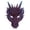 Purple, variant on TanSiDing Halloween Mask Carnival Party Foam Mask for Adults, Lightweight Breathable Eco-Friendly Masquerade Headpiece, Christmas Easter Stage Performance Decoration Accessory