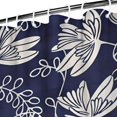 thumbnail image 3 of Watercolor Flower and Leaves Shower Curtain 72x72, Botanical Garden Style, Artistic Spring-Inspired Decor, 3 of 5