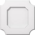 thumbnail image 2 of Ekena Millwork CMP10LE 10 in. OD x 6 in. Carré Locke Architectural Grade PVC Contemporain Médaillon de Plafond, 2 of 4