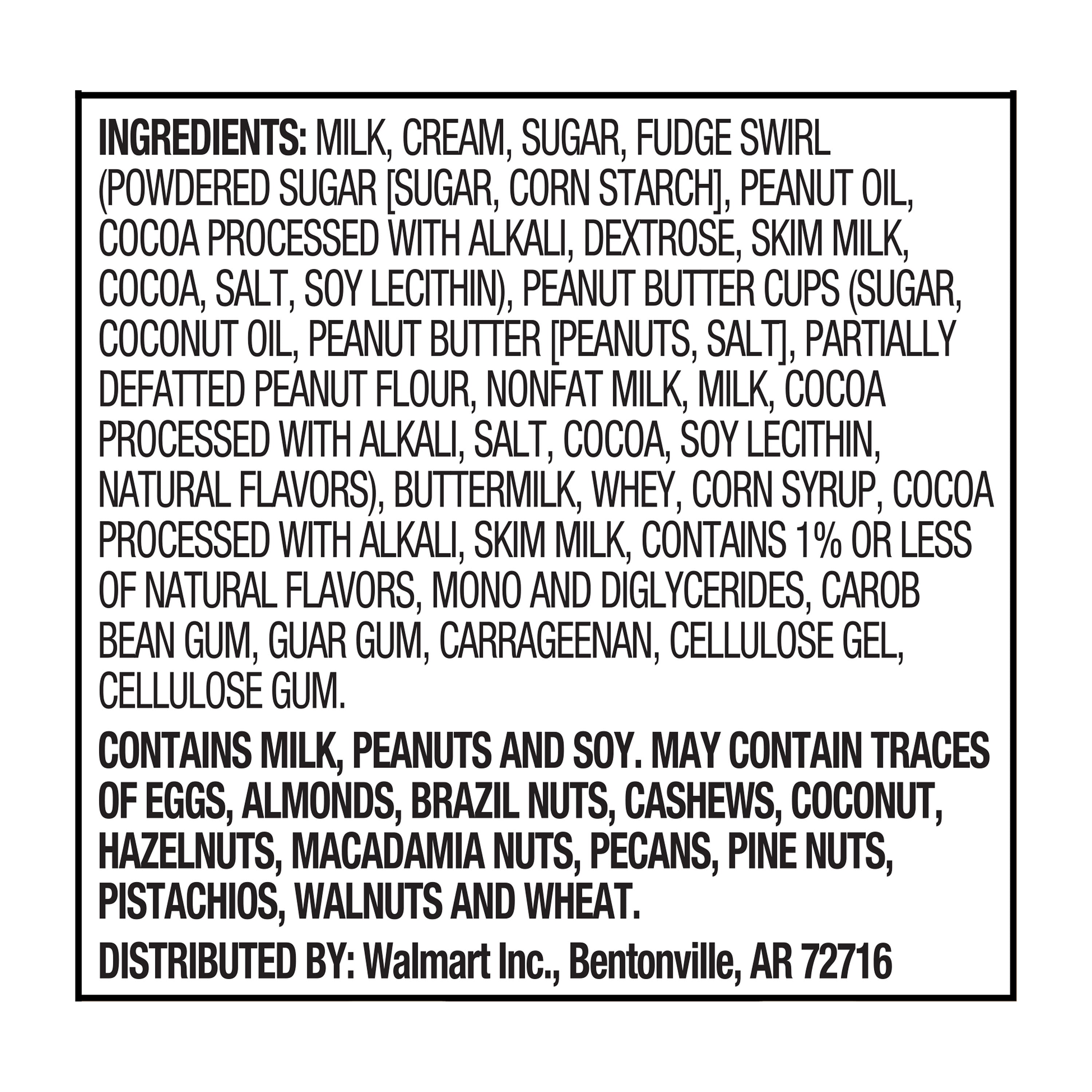 Great Value Fudge Tracks Ice Cream, 48 fl oz