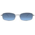 thumbnail image 1 of Gafas de sol SOJOS Y2k rectangulares estrechas SJ1187 Plateadas/Azul, 1 of 6