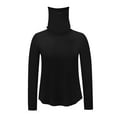thumbnail image 5 of Htigea UPF 50+ Sun Protection Shirts for Women Rash Guard Long Sleeve Fishing Hiking Shirt SPF UV Summer Tshirt with Face Mask Black,M, 5 of 5