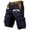 Z02 Navy, variant on Conairie Men's Cargo Shorts Casual Stretch Relaxed Fit Twill Work Out Shorts Lightweight Washed Military Shorts No Belt Beige L