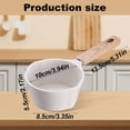 thumbnail image 3 of Oimcto Maifan Stone Non-Stick Pan Set,Mini Egg Frying Pan & Small Milk Hot Pot for Oil Drizzling,Black Granite Coating,Induction Compatible,for Milk,Eggs and Hot Oil,Easy Clean, 3 of 5