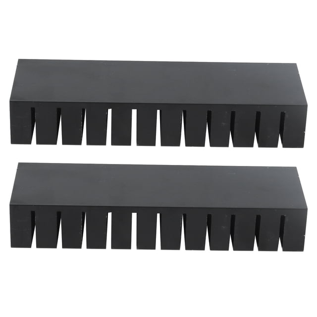 Aletas De Enfriamiento, Disipadores De Calor De Aluminio De 120x40x20 Mm Diseño Ranurado Resistente Al Desgaste Para CPU Para Componentes Electrónicos ANGGREK AD1013