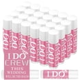 thumbnail image 1 of Bálsamo labial Suttmin I Do Crew, regalo de boda, fiesta, 24 unidades, rosa, 1 of 6