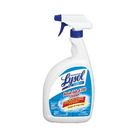 tile cleaner tub lysol basin liquid