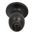 thumbnail image 3 of Better Home Products 51510b Miraloma Egg Style Door Knob Handleset Keyed Entry Oil Rubbed Bronze, 3 of 3