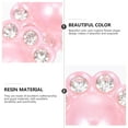 thumbnail image 2 of Rhinestone Embellishments Pink Resin For DIY Activities 50Pcs 0.55X0.55In, 2 of 9