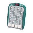 thumbnail image 3 of Máquina de juego de , juego electrónico portátil con luces LED, juego de rompecabezas con música, juego portátil para niños, juguetes inquietos Verde, 3 of 9