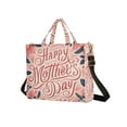thumbnail image 2 of Mother's Day Flowers and Floral Corduroy Tote Bag Handbag Large Messenger Bag Shoulder Crossbody Zipper Bag Purse, 2 of 8