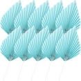 thumbnail image 4 of Miangastore 10PCS Leaves Cake Picks Paper Fan Cupcake Toppers Insert Decoration Birthday Cake Ornament, 4 of 8