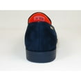 thumbnail image 6 of Men Tayno Dressy Casual Soft Suede Comfortable Slip on Loafer #ALPHA S Navy, 6 of 9