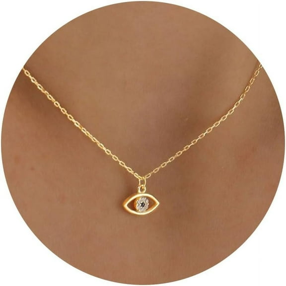 Gold Necklace For Women, Dainty Star Of David Necklace 14K Gold Plated Butterfly Necklace Sun Lotus Flower Necklace Simple Bead Necklace Jewelry Everyday For Women[o5550]