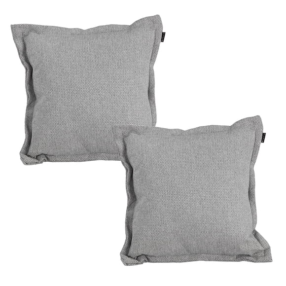 Cojin Decorativo Cuadrado Set de 2 Rivo Gris