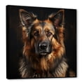 thumbnail image 2 of Designart "Guardian Spirit Of German Shepherd I" Animals Dog Floater Framed Wall Art Prints, 2 of 5