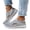 Light Gray, variant on Women's Comfortable Breathable Casual Walking Shoes, Orthopedic Slip-On Loafers for Women,Comfy Wedge Sneakers