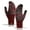 red, variant on Color contrast offset touch screen thermal gloves Knitted gloves Men's autumn and winter plush gloves