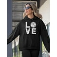thumbnail image 4 of Volleyball-Themed Hoodie and Leggings Set for Women and Teen Girls - Ideal Volleyball Birthday Fan Gift - Stylish and Comfortable Athletic Wear for Practice and Everyday Use, 4 of 6