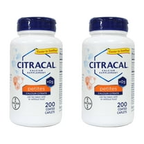 2 Pack - Citracal Petites with Vitamin D3 200-Count 200 Tablets Each