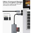 thumbnail image 4 of 2Pack Pack USB-C Female to USB Male Adapter black, USB Female Adapter, USB A Adapter Compatible with Mbook, Notebook, Tablet, Smartphone Such as Samsung Galaxy, 4 of 9