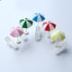 thumbnail image 4 of Juego de 5 mini sillas de playa con sombrilla para casa de muñecas, jardín y piscina., 4 of 9