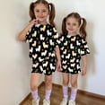 thumbnail image 6 of Grblisyd Girls Outfits Size 10-12 Cute Short Sleeve Crew Neck T-Shirts and Elastic Waist Shorts Kids Fashion Animal Print Clothing Sets, 6 of 7