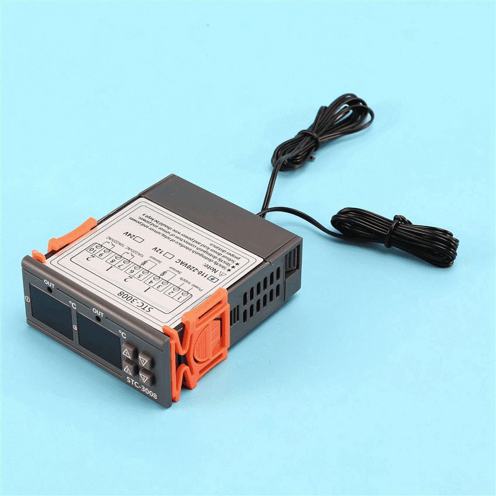 5X -3008 110-220V Dual Digital Thermostat Temperature Controller for Incubator Thermostat Hygrometer Dehumidifier