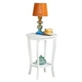 thumbnail image 4 of Convenience Concepts American Heritage Table d'Appoint Ronde pour Sofa et Canapé, Blanc, 4 of 7