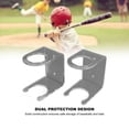 thumbnail image 3 of Estante de Exhibición de Bate de Béisbol de 2 Uds Soporte de Bate de Béisbol Acrílico Estante de Artículos Deportivos Montado en la Pared para Oficina de Estadio ANGGREK  Otros, 3 of 8
