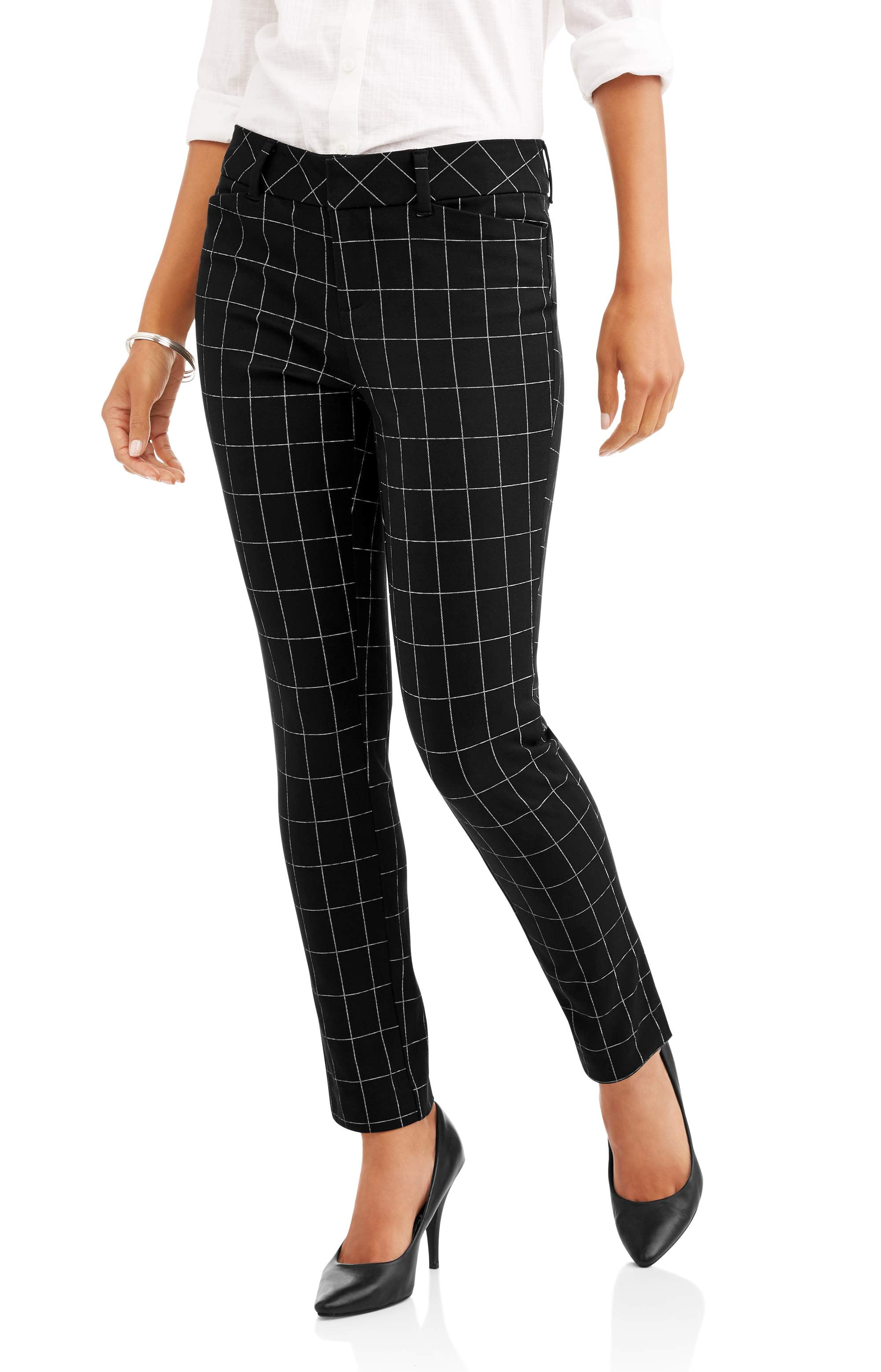 printed stretch pants