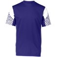 thumbnail image 3 of Holloway Sportswear 3XL Arc Short Sleeve Tee Purple/White 222544, 3 of 4