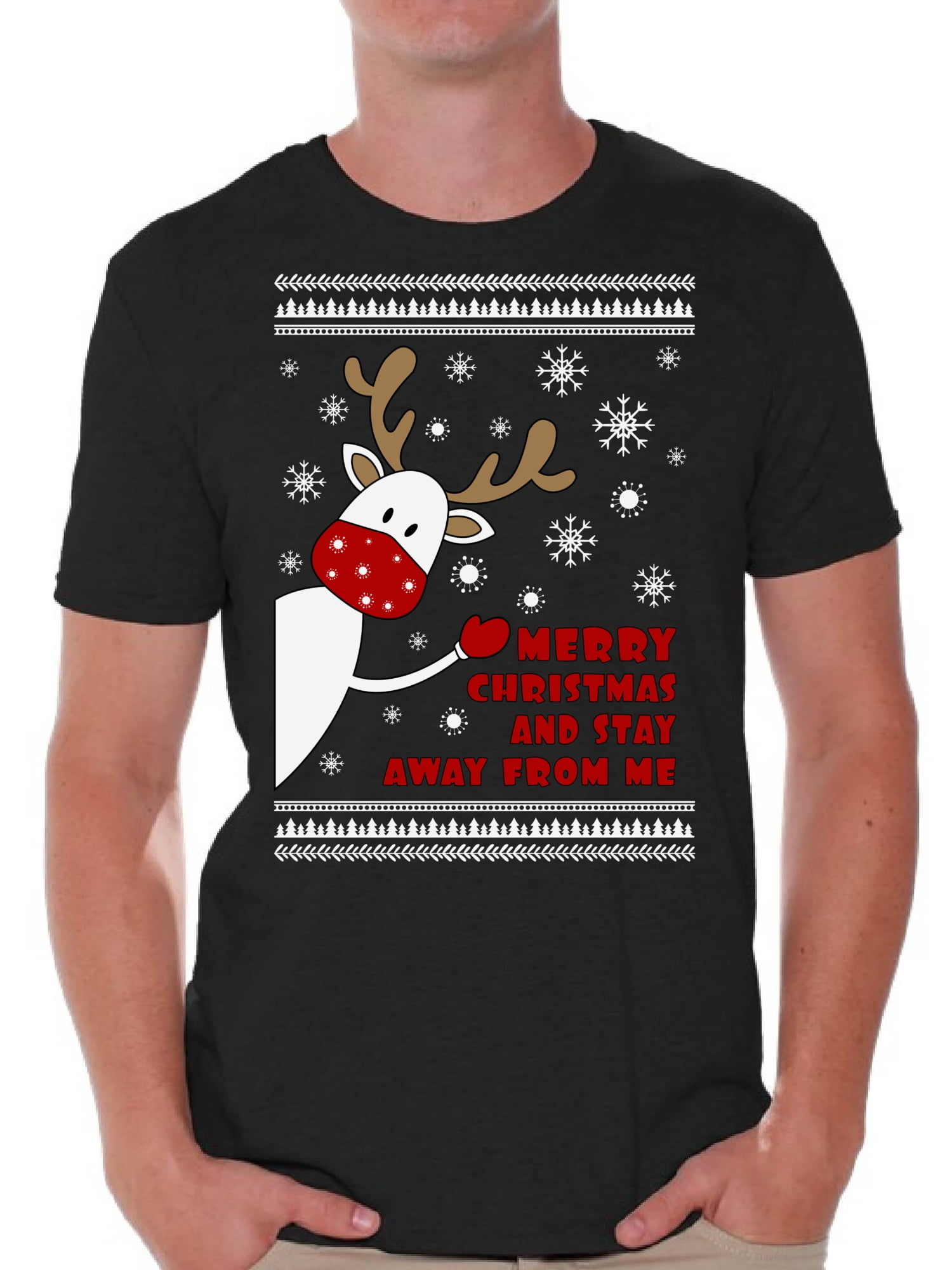Mens christmas t shirts 2020 Clearance