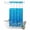 Blue Purple, variant on No Hook Shower Curtain, Coastal Jellyfish Shower Curtains for Bathroom with See Through Top Window, Nautical Coral Starfish Ocean Creatures Waterproof & Washable Bath Curtain 60"x72"