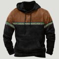 thumbnail image 1 of Styesk Chandails en Molleton pour Hommes Sweat à Capuche Imprimé à Manches Longues Décontracté et Confortable, 1 of 3