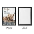 thumbnail image 3 of WFSposter Highland Cow Pictures Wall Decor Bathroom Decor Cow Paintings Canvas Prints Poster Rustic Farmhouse Highland Cow Wall Art Country Living Room Bedroom Home Decor, 3 of 7
