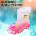 thumbnail image 4 of nsendm Female Shoes Little Kid Kids Low Heels Cute Cartoon Mid Tube Rain Boots Fashion Transparent Practical Outdoor Small Toddler Rain Boots Girls Pink 11, 4 of 7