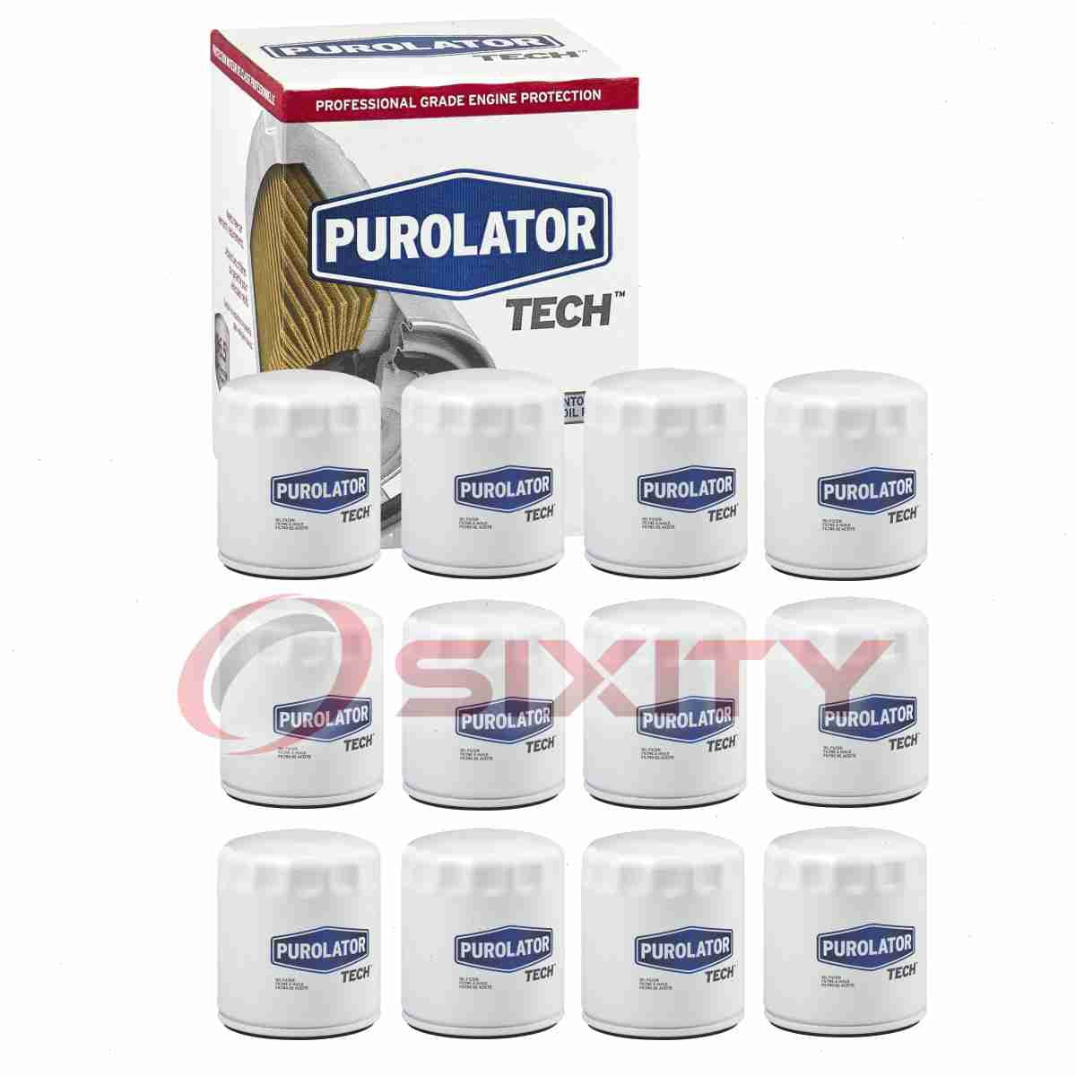 12 pc Purolator TECH TL14006 Engine Oil Filters for 05018637AA 06439857 1042 167 17-1709-2 17-1711-4 19210283 19256041 21042 222-4511 232 25010251 25010325 25010633 31042 3242397 41042 5018637AA